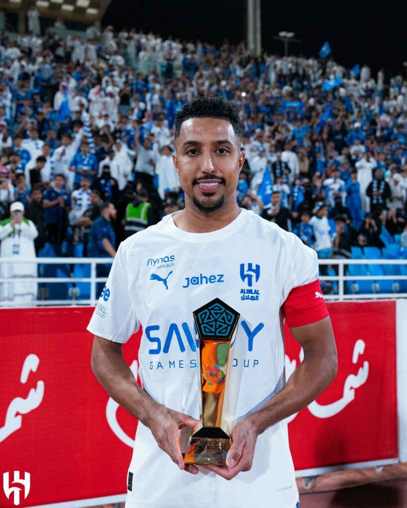 سالم الدوسري يتربع على عرش هدافي الهلال في الدوري السعودي