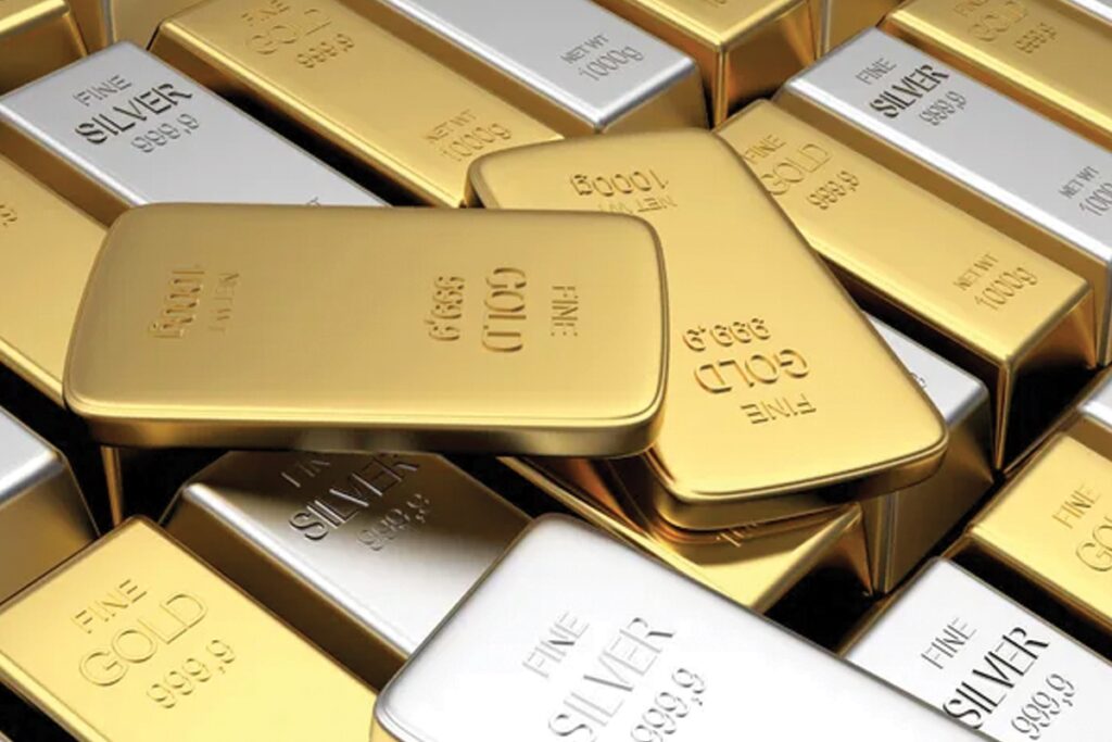 تراجع حاد في أسعار المعادن النفيسة الذهب والفضة