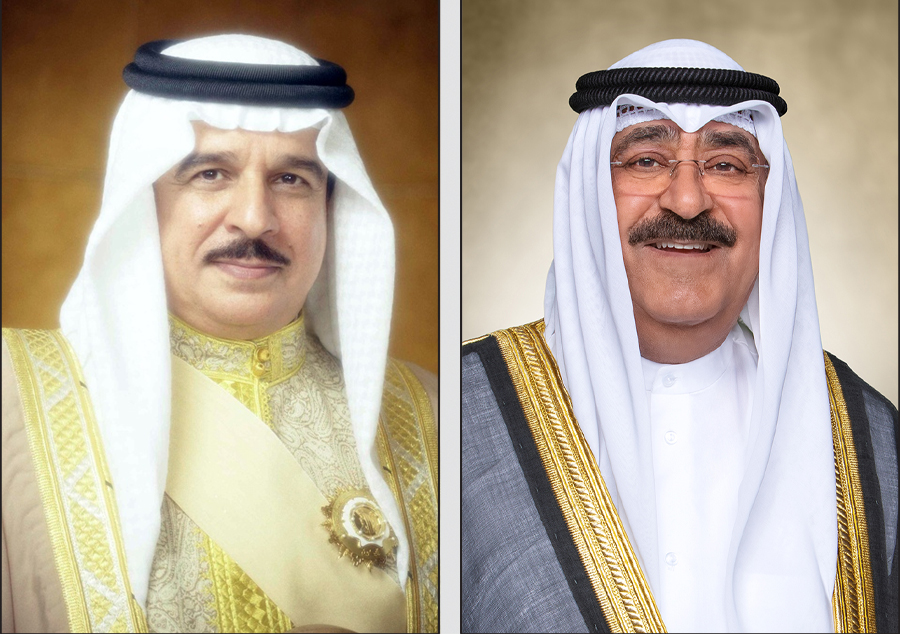 سمو الأمير: علاقات طيبة وطيدة تجمع الكويت والبحرين