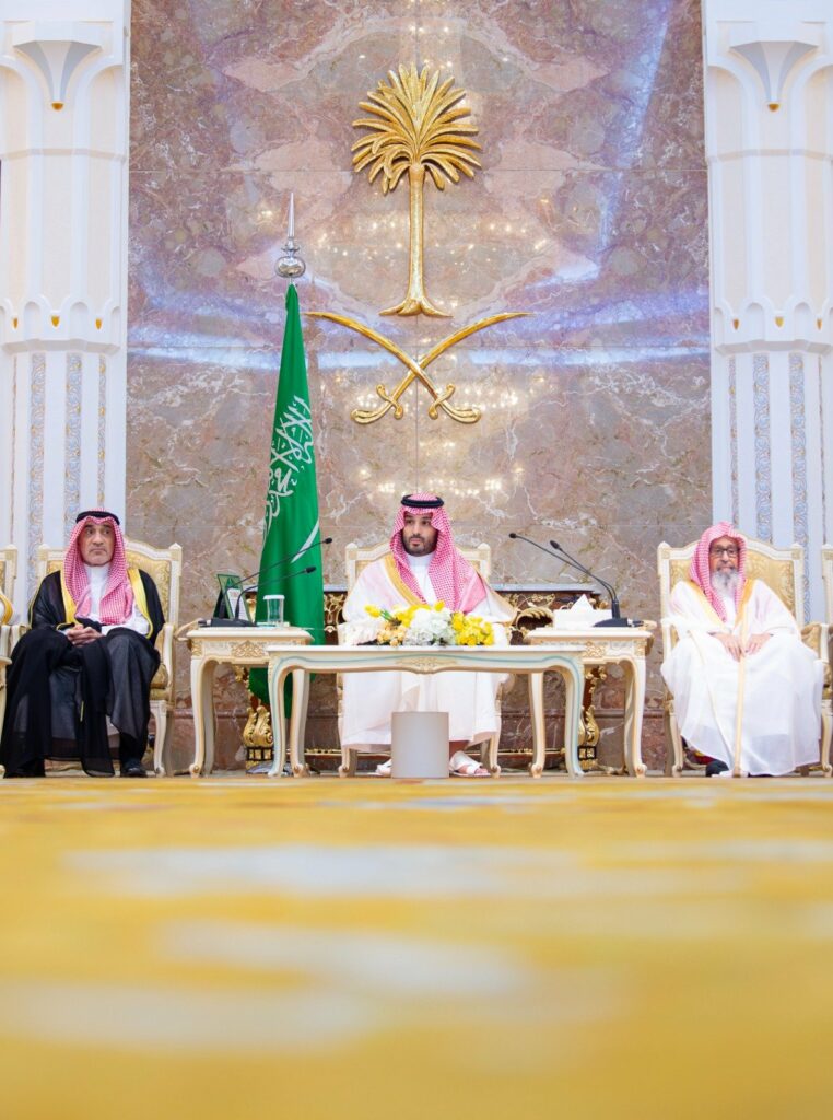 الشيخ فهد اليوسف هنأ ولي العهد السعودي بعيد الأضحى المبارك