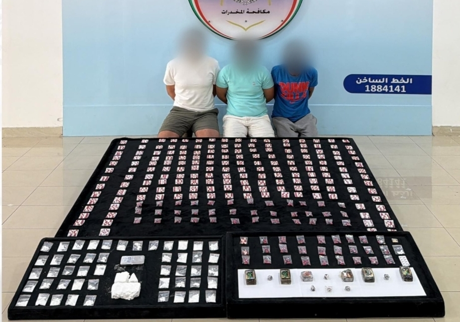الداخلية: ضبط 3 مواطنين بحوزتهم كوكايين وحشيش ومؤثرات عقلية