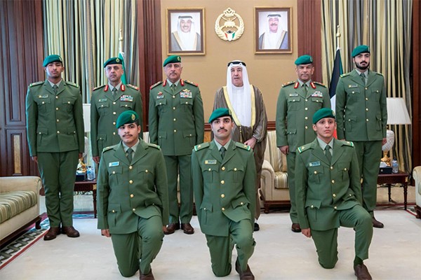 رئيس الحرس الوطني يشهد أداء عدد من الضباط الجدد القسم القانوني