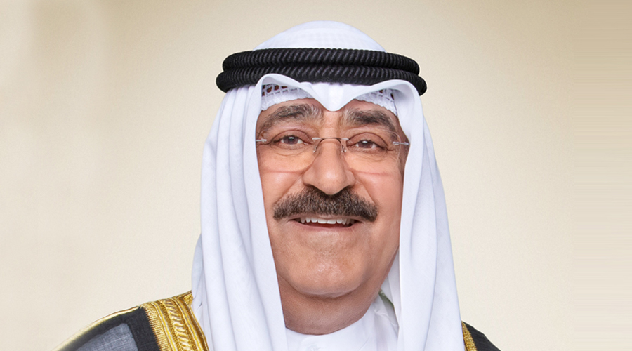 سمو الأمير يستقبل سمو ولي العهد ورئيس الوزراء والنائب الأول ووزيري الدفاع والخارجية